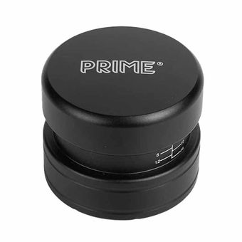 تمپر پوش پرایم PRIME سایز 58.5 – تمپر قهوه استیل ضد زنگ باریستا با کف صاف مناسب پرتافیلتر اسپرسوساز