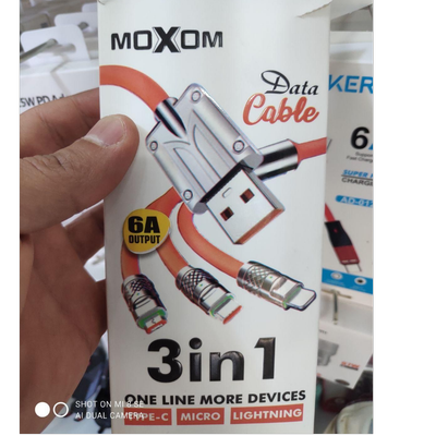 کابل 3 کاره MoXoM چراغ دار