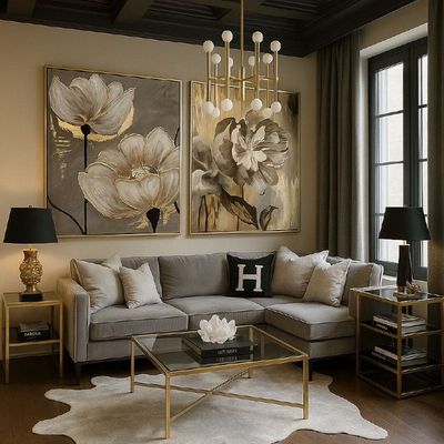 طرح گل‌ طلایی