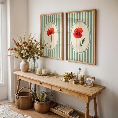 طرح گل شقایق