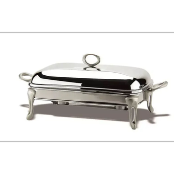 ‫سوفله مستطیل 3 لیتر لوکس نقره ای‬‏ برند ریجنت REGENT