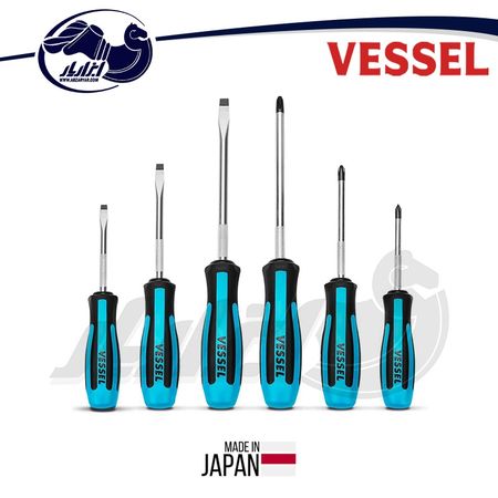 پیچ گوشتی وسل سری MEGADORA مدل 9006PB ست 6 عددی