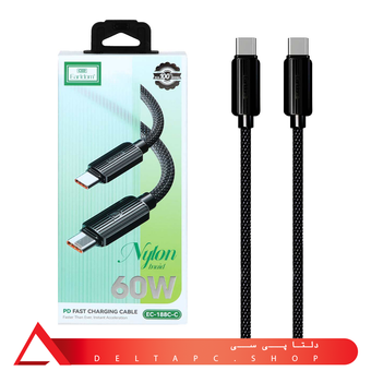 کابل فست شارژ تایپ سی به تایپ سی EARLDOM EC-188C-C