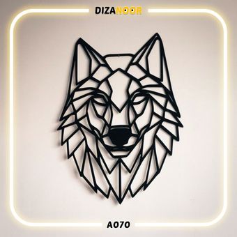 تابلو دیوارکوب طرح گرگ دیزانور کد A070