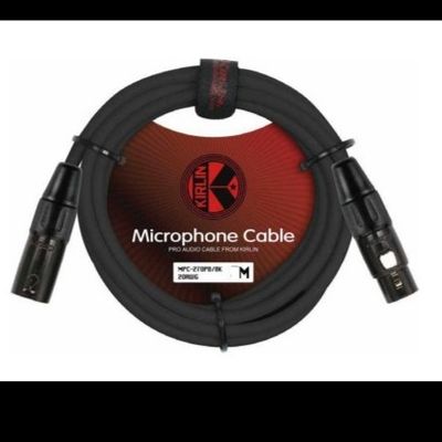 KIRLIN CABLE MPC-280PB/3M (XLR MALE - XLR FEMAIL)