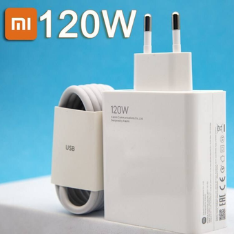 شارژر اصلی شیائومی 120 واتی با کابل شارژ ا Xiaomi 120W Fast Charger