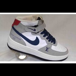 نایک جردن ایر فورس ساقدار سفید طوسی کد166