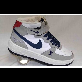 نایک جردن ایر فورس ساقدار سفید طوسی کد166