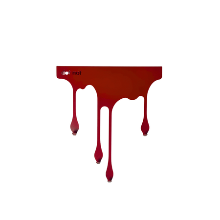 آویز لباس متوسط قرمز drop iron