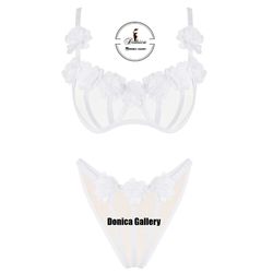 🌸 ست شکوفه‌ای برند پارن | ظرافتی هنرمندانه، ناز و دلبر 🤍✨کد 2009