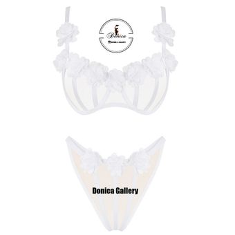 🌸 ست شکوفه‌ای برند پارن | ظرافتی هنرمندانه، ناز و دلبر 🤍✨کد 2009