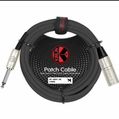 KIRLIN CABLE MP-482PR/3M (XLR FEMALE - 1/4 MONO PLUG)