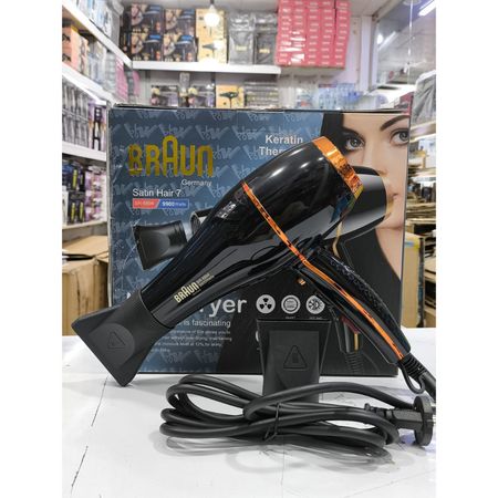 سشوار حرفه‌ای براوان مدل 8894-BR اصل سالنی موتور سنگین(اورجینال)