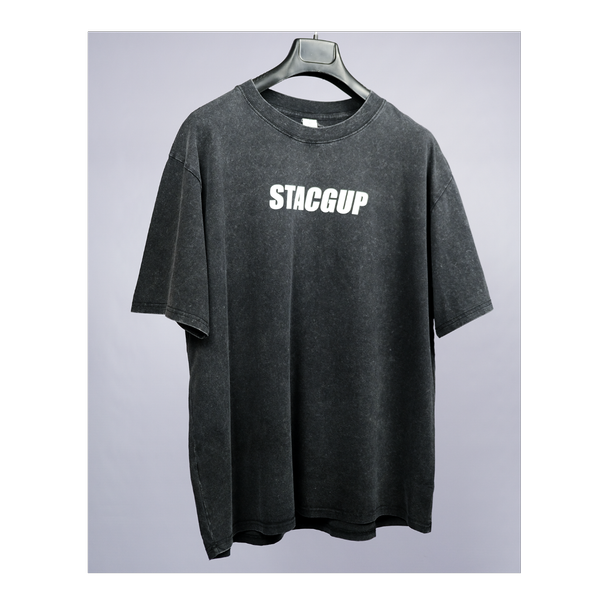 تیشرت وارداتی باکسی طرح STACGUP سنگشور