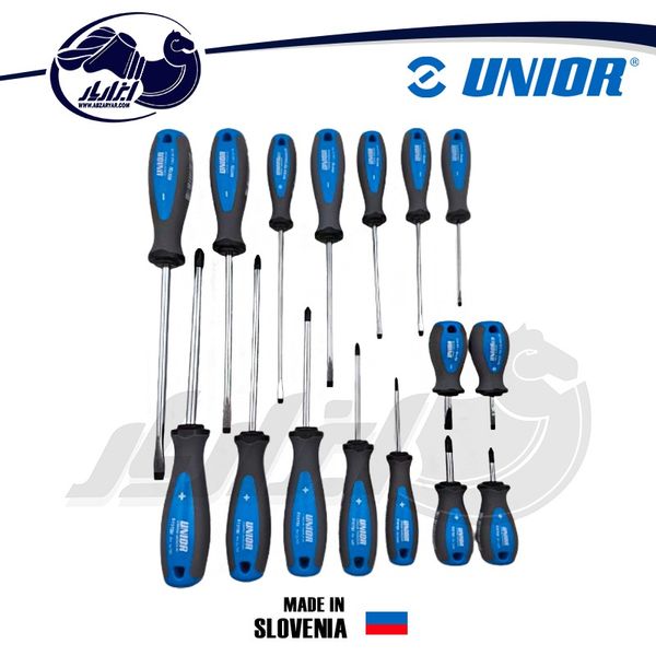 پیچ گوشتی یونیور مدل 607CB16TBI-JAM مجموعه 16 عددی