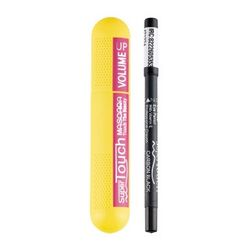 پک 2 عددی مداد چشم ضد آب مدل Carbon Black و ریمل حجم دهنده مدل X4 سوپر تاچ