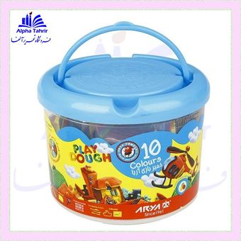 خمیر بازی سطلی 10 رنگ ( آریا )