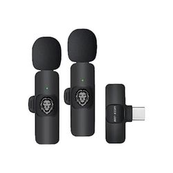 میکروفن یقه ای بی سیم کاندنسر گرین لاین مدل GREENLION GN3WIRMICPBK Wireless 3IN1