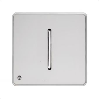 کلید و پریز آسیا مدل یاقوت نقره ای