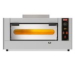 فر پیتزا گازی صندوقی SGS مدل PO9G با سنگ نسوز ایتالیایی | ظرفیت 9 پیتزا 30 سانتی