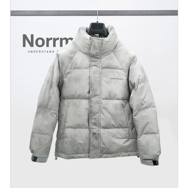 کاپشن وارداتی پر سنگشور دودی سفید