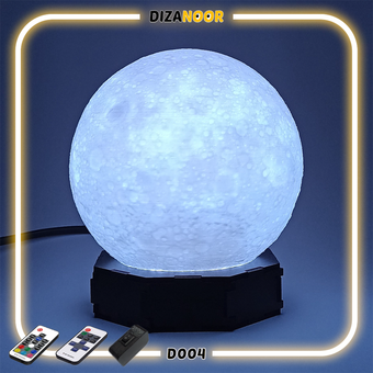 چراغ رومیزی طرح ماه دیزانور کد D004
