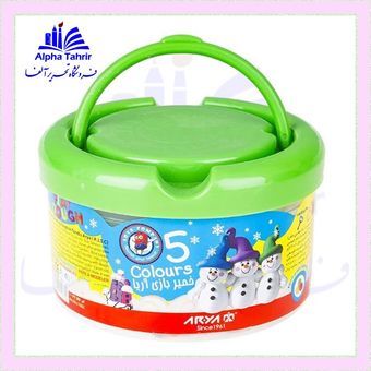 خمیربازی سطلی 5 رنگ ( آریا )
