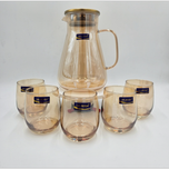 پارچ و لیوان پیرکس شامپاینی DELISOGA