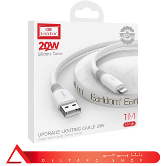 کابل ایفون فست شارژ Earldom EC-158i 20W 1m