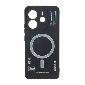 کاور محافظ Defender طرح مگ سیف هولوگرامی برای گوشی شیائومی Redmi Note 14 4g