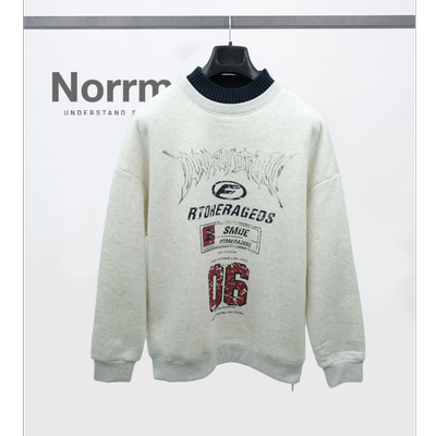 دورس یقه اسکی وارداتی گرم بالا طرح 06 بیسبالی