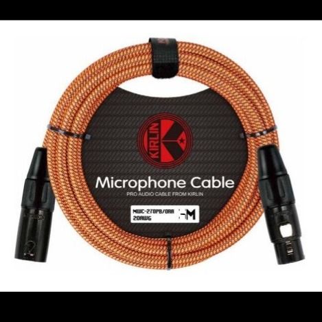 KIRLIN CABLE MWC-270PB/3M (XLR MALE - XLR FEMAIL)
