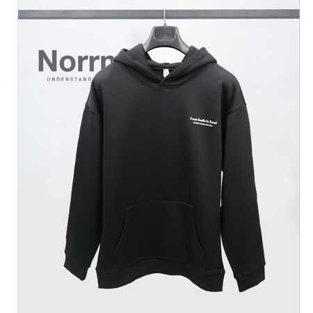 هودی وارداتی مشکی بیسیک طرح Studio In