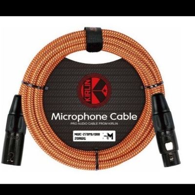 KIRLIN CABLE MWC-270PB/10M (XLR MALE - XLR FEMAIL)