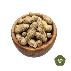 بادام زمینی با پوست خام