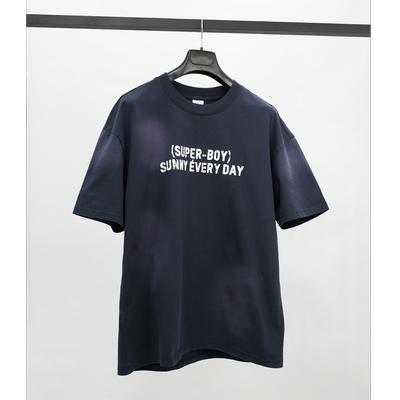 تیشرت وارداتی گرم بالا سرمه‌ای طرح BOY