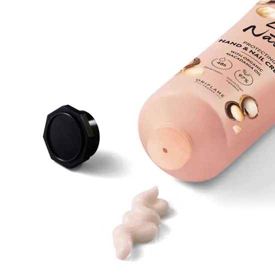 کرم دست و ناخن محافظت کننده با روغن ماکادمیا Protecting Hand & Nail Cream with Organic Macadamia Oil