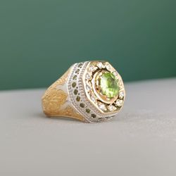 انگشتر زیرجد کد 2232