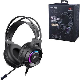 هدست سیم دار گیمینگ هویت مدل HAVIT H2049D RGB Gaming