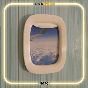 قاب عکس طرح پنجره هواپیما دیزانور کد N070