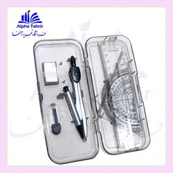 ست 7 تکه پرگار و خط کش