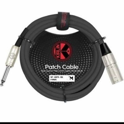 KIRLIN CABLE MP-482PR/6M (XLR FEMALE - 1/4 MONO PLUG)