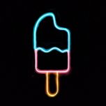 چراغ نئونی دیواری طرح بستنی