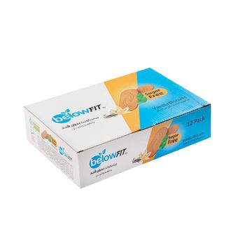 بیسکویت بدون قند وانیلی بیلو بسته 12 عددی