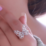 انگشتر پروانه جواهری