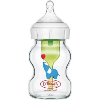 شیشه شیر پیرکس دکتر براونز مدل Wide گنجایش 150 میلی لیتر