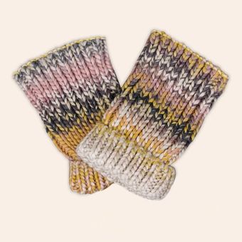 دستکش بافتنی زنانه آی ام مدل میتن کد 2916