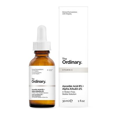 سرم ویتامین سی اوردینری ضد لک Ordinary Ascorbic Acid 8% + Alpha Arbutin 2%