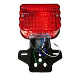 چراغ خطر عقب موتور سیکلت مدل پایه فلزی مناسب برای هوندا