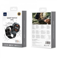 ساعت هوشمند Wiwu Smart Watch مدل SW05 - مشکی (گارانتی شش ماهه شرکتی)